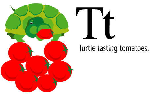 Tt: turtle tasting tomatoes
