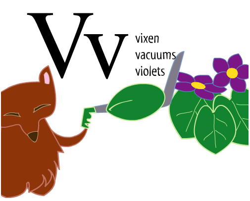 Vv: vixen vacuums violets
