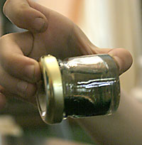 jar of oil and vinegar