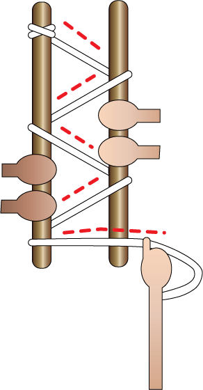 broomstick block and tackle