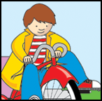 Boy on trike