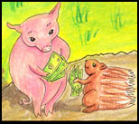 pig and porcupine