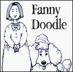 Fanny Doodle: a girl and her poodle.